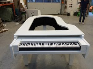 Piepschuim lichtgewicht kunststof pianobar