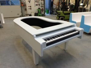 Lichtgewicht kunststof pianobar